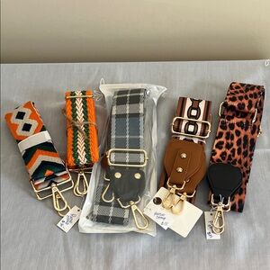 NWT Stylish Adjustable Bag Straps Set